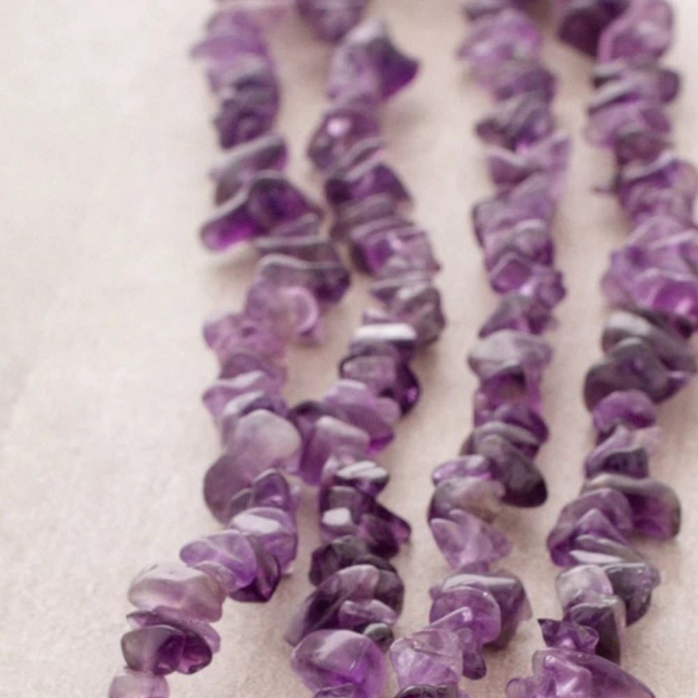 Endless Amethyst Stone Necklace